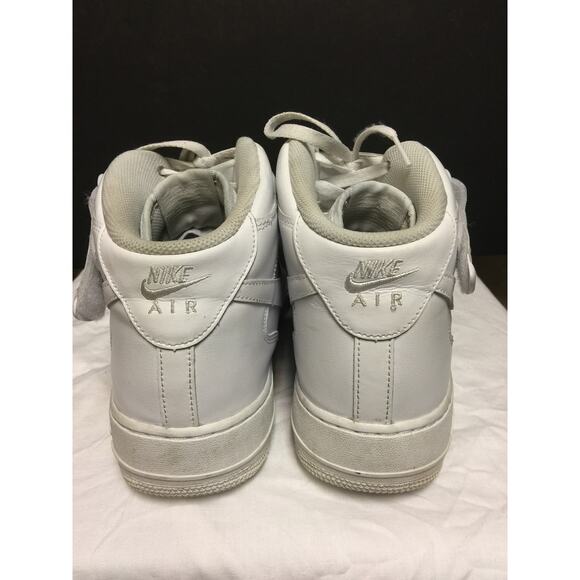 Nike Air Force 1 Mid Top 315123-111 White Basketball Sneakers SZ 13 2018 main image 7